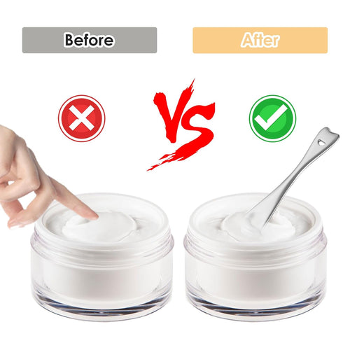 Sibba Mini Spoon Face Spatula, Small Skincare Tool for Cosmetics Mask, Beauty Lotion Applicator