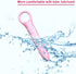 QoQiu 5-Pack Silicone Dilators for Pelvic Floor for Women with Fine Scales, Pink with Storage Bag, Pelvic Wand