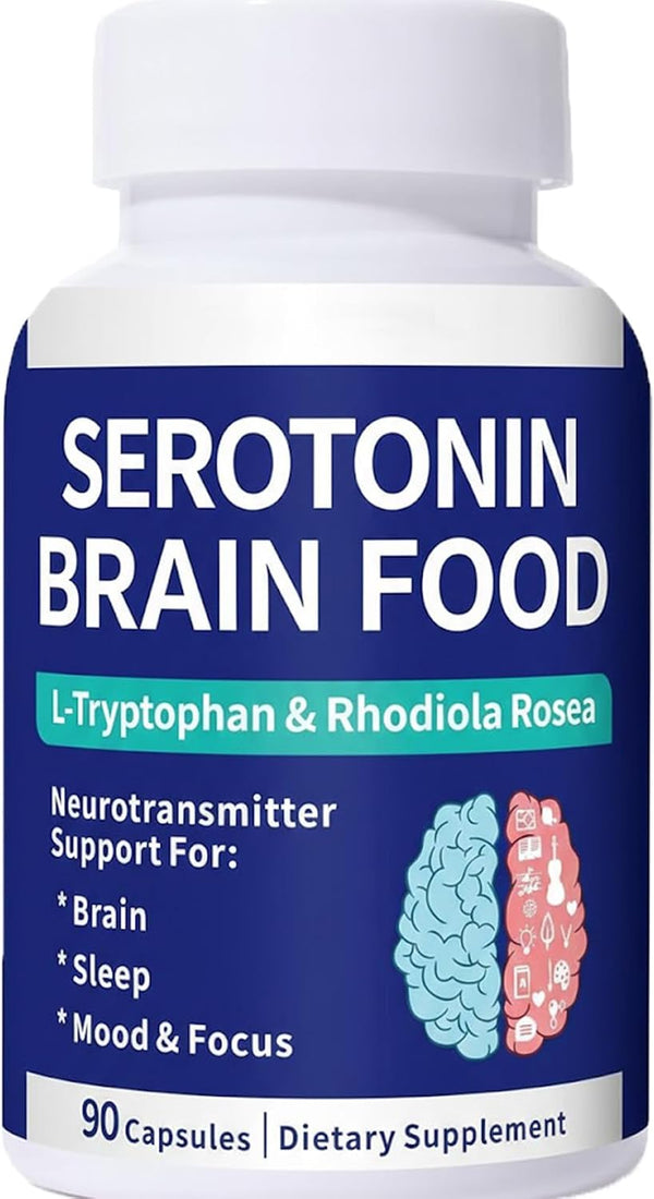 Smelling salts Serotonin Supplement - Serotonin Booster with 1250mg L-Tryptophan & 400mg Rhodiola Rosea