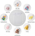 50PCS Organza Bags, 4x6 inches Small Drawstring Mesh Bags for Jewelry Gift Packaging, Party, and Festival (White)