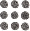 Fuller Brush Heavy Duty Stainless Steel Kitchen Cleaner Scrubbing Scour Sponges, 9 Pack.