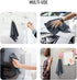 loukin 4 Pack Magnetic Whiteboard Cleaning Cloth, Reusable & Washable Dry Erase Cleaning Cloth for Classroom, Gray