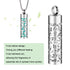 Essential Oil Necklace for Women, 316L Stainless Steel Aromatherapy Pendant Diffuser Jewelry Gift for Men Women