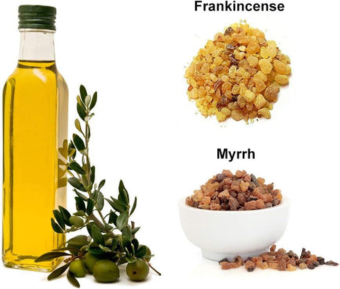 Victorie Inc. Set 1 His Word Anointing Oil Gift - Frankincense & Myrrh - Scripture Group