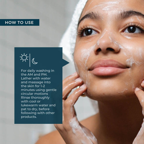 Juara Rice Facial Cleanser, Foaming Face Wash for All Skin Types, Gently Cleans, Deeply Softens, Cruelty Free, Paraben,
