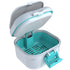 ARGOMAX Leak Proof Denture Bath Cup, Portable Soaking Box with Strainer, Upgraded Version for Dentures and Braces