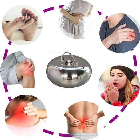 Wnanch 0.6/1/1.5/2l Winter(1.5L/18CM) Hot Compress Bottle Leakproof Hot Water Bottles with Soft Cover Metal Bed Warmer