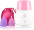 ROSA RUGOSA Menstrual Cups + Steamer Bundle - All You Need to Start Your