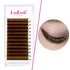 Volume Eyelash Extensions 0.07 C Curl, Faux Mink Self Blooming Colored Lash Extensions, 8-14mm (Blond 0.07-C)