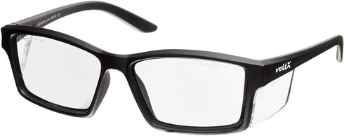 voltX 'VISION' Safety Readers, Full Lens Magnified Reading Glasses (+2.0 Dioptre, Clear lens) ANSI Z87.1+ & CE EN166F