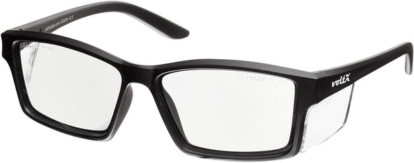 voltX 'VISION' Safety Readers, Full Lens Magnified Reading Glasses (+2.0 Dioptre, Clear lens) ANSI Z87.1+ & CE EN166F
