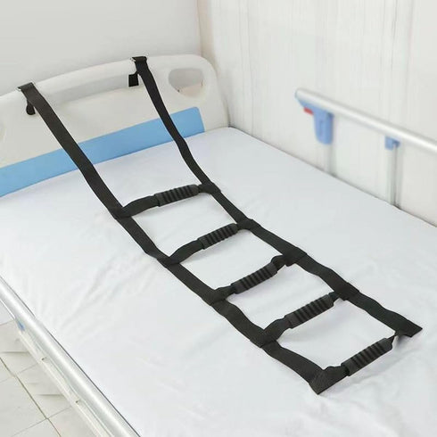 ZHDLdpUS Bed Ladder Assist, Pull Up & Sit Up Assist Device Bed Rope Ladder Helper Sit Up Hoist Mobility & Daily Living