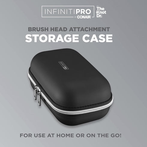 INFINITIPRO BY CONAIR Brush Head Attachment Storage Case for The Knot Dr. Dryer Brushes