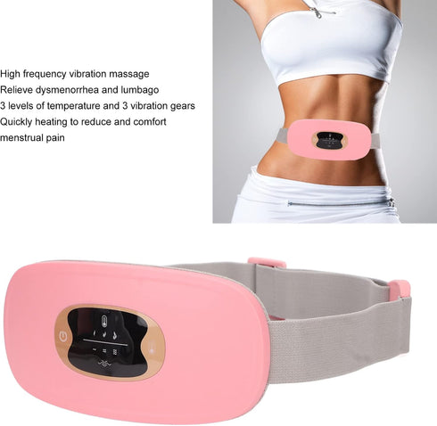 Pad,3 3 Heating Pad for Cramps, Menstrual Portable Heating Heat Levels and Massage Modes Portable Cordless Heating Pad