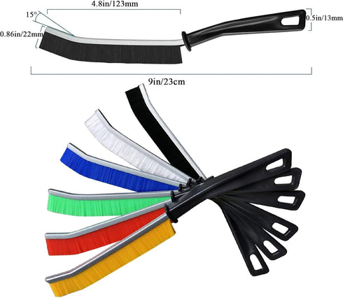 TuTuYa 11PCS Set, Crevice Cleaning Brush Deep Cleaning Groove Gap Cleaning Tool Ideal for Kitchen, Bathroom, Tiles