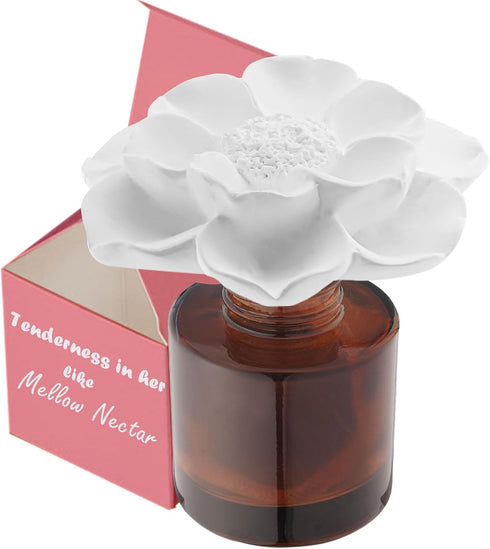 Essential Oil and Diffuser Gift Set, Mellow Nectar (1.7 fl.oz|50ml), 60-Days Non-Toxic Home Scent