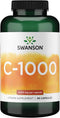 Swanson Vitamin C w/Rose HIPS - Herbal Supplement Promoting Skin Health, Heart