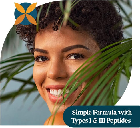 Pattern Wellness Collagen Peptides Powder (Type I & III) - Grass Fed & Pasture Raised, Hydrolyzed Collagen for Hair,