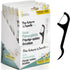 Floss Picks 6 Pack, 300 Pieces, Reusable Plant-Based Bamboo Tooth Picks for Adults and Kids, Dental Hygiene