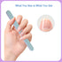Nail File and Buffer Set, 16 Pack Professional Nail Files & Buffers for Natural Nails, 100/180 Grit