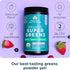 Ancient Nutrition SuperGreens Powder - Organic Berry Flavor Greens with Probiotics, 25 Servings, 6.7oz