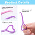 Clear Aligner Removal Tool, 6Pcs Denture Tool for Invisible Braces, 6 Colors Retainer Remover Oral Care