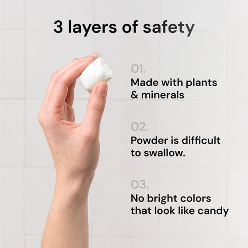 Grab Green 3-in-1 Laundry Detergent Pods, 60 Count, Lavender Vanilla Scent, Plant and Mineral Based