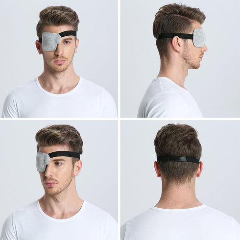 3D Eye Patch, Gray (Right Eye)