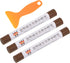 Wax Filler Stick, 3pcs Wooden Repair Wood Wax Fill Sticks with Spatula for Touch Up Kit on Furniture Floor