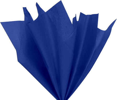 RUSPEPA Navy Blue Gift Wrapping Tissue Paper, 25 Sheets for Art Crafts, DIY, Birthday, Wedding, 19.5 x 27.5 inches