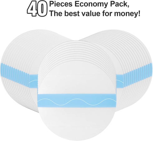 40Pack Libre Sensor Covers, Waterproof & Breathable Patches for Libre 1/2/3 Plus & Lingo-Clear CGM Patches