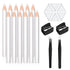 Maitys 22 Pieces Wax Pencil Set for Rhinestones, Nail Art Gem Dotting Tools with Tweezers, Sharpener, and Triangular
