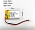 2-Pack 3.7V 250mAh 402030 Rechargeable Lithium Polymer Battery for DIY Electronic Products