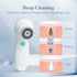 TOUCHBeauty Electric Facial Cleansing Brush with Stand, 3 Brush Heads, 2 Speeds, IPX5 Waterproof