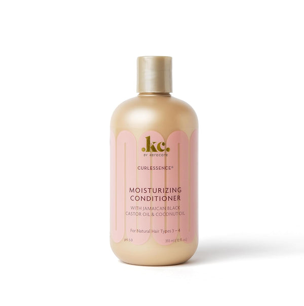 KeraCare CurlEssence Coconut Conditioner, 12 oz, with Jamaican Black Castor Oil & Coconut Oil for Hair Moisture