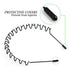 Metal Hair Bands for Men & Women, Black Wavy Hair Bands, Spring Outdoor Sports Headbands