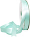 Morex Ribbon Double Face Satin Ribbon 3/8" X 50 YD Aqua for Gift Wrapping, Birthday Gift Cards, Wedding Crafts