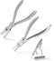 Round Nylon Jaw Eyeglasses Frame Pliers, 2 PCS Repair Kit with Screwdriver for Eyeglass Adjusting