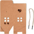 HAN SHENG 30 Pcs Candy Boxes, House Shaped Kraft Paper Gift Boxes for Wedding, Christmas, Birthday Party Decoration