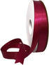 Morex 3/8" X 50 YD Wine Double Face Satin Ribbon for Gift Wrapping, Birthday Gift Cards, Wedding Crafts