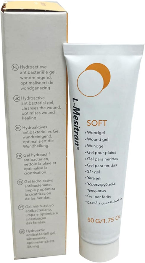 L-Mesitran Honey Wound Gel – 1.75 oz, Promotes Faster Healing for Cuts, Burns & Post-Surgical Wounds