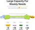 Set 1 2 7 Weekly Pill Organizer - Time / Times a Day Travel Pill Box Days, Large Medicine Pill Case Container for Daily