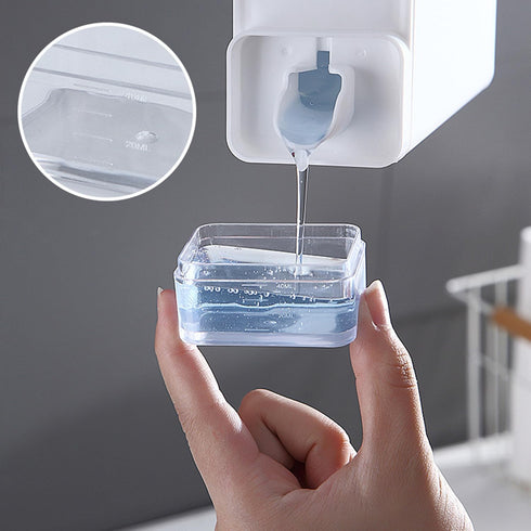 Laundry Detergent Dispenser - Large Pump Bottle, 32oz/1Liter, Suitable for Soap, Beads, Washing Powder, White