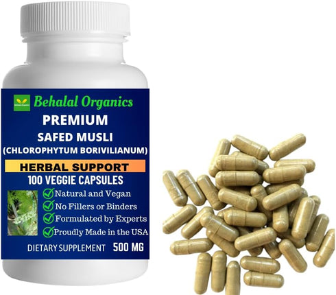 Quick Release Capsules with Safed Musli for Enhanced Wellness