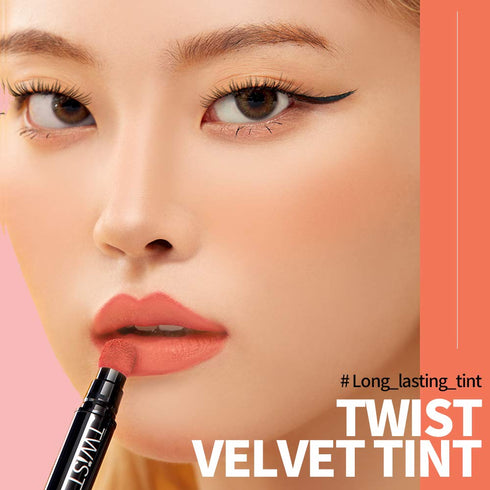 PASSIONCAT Long Lasting Lip Stain for Lips and Cheek Tint, High Pigment Color, Lightweight Matte Finish, Twist Velvet