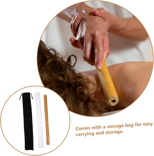 Massage Stick Tool Lightweight Handheld Massager for Neck Shoulder Face Full Body Spa Therapy with Smooth Surface