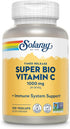 SOLARAY Super Bio Buffered Vitamin C 1000mg, Timed Release with Bioflavonoids, Immune Support, 100 VegCaps