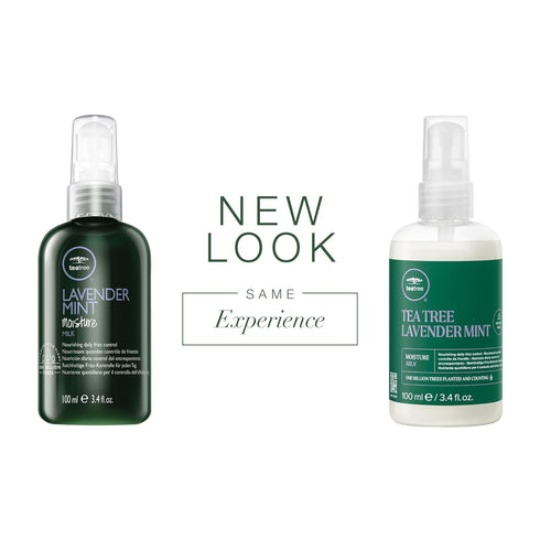 Tea Tree Lavender Mint Leave-In Conditioner Moisture Milk, 3.4 fl. oz. for Coarse, Curly + Dry Hair