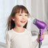 Wazor Compact 1000W Blow Dryer for Kids, Mini Travel Hair Dryer for RV, Ionic Lightweight with Concentrator, Purple