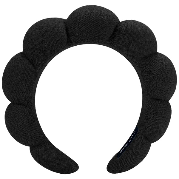 Spa Headbands for Washing Face or Makeup, Puffy Terry Cloth Hairband for Women, Skin Care Accessories